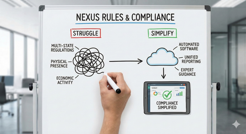 Why Do Businesses Struggle With Nexus Rules, and How Can They Simplify Compliance? - selman tech || selmantech com || selmantech com app download